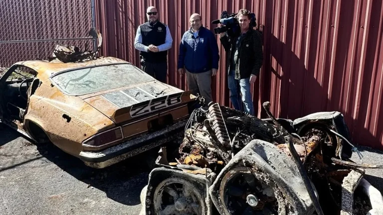 This Chevrolet Camaro Z28 was discovered at the bottom of Sebago Lake in Maine, and no one knows why